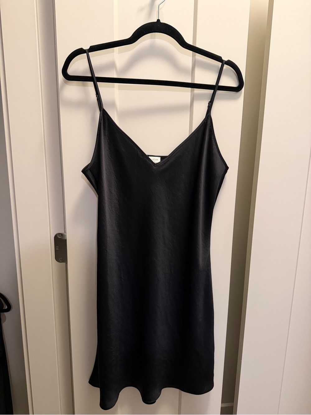 Wilfred Black Slip Dress